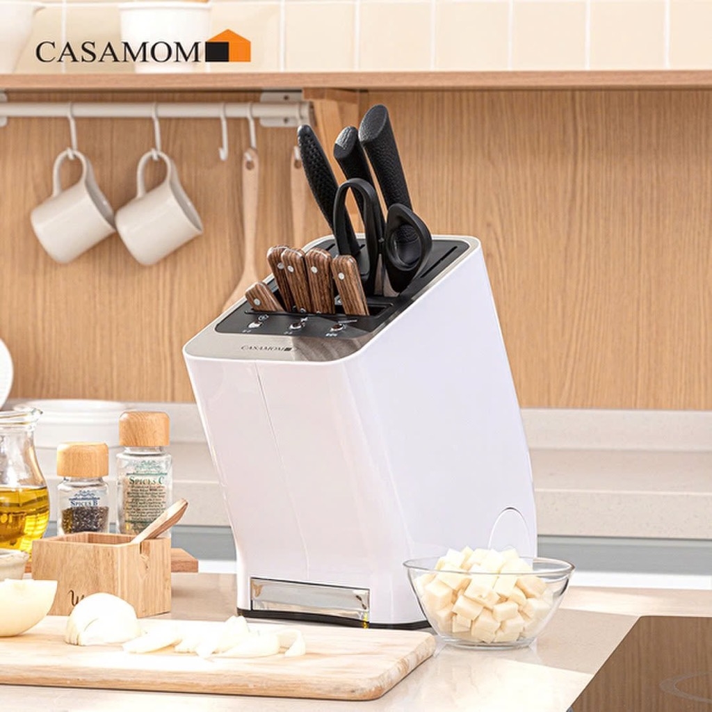 Máy sấy tiệt trùng dao, kéo, đũa, thìa 3in1 Casamom