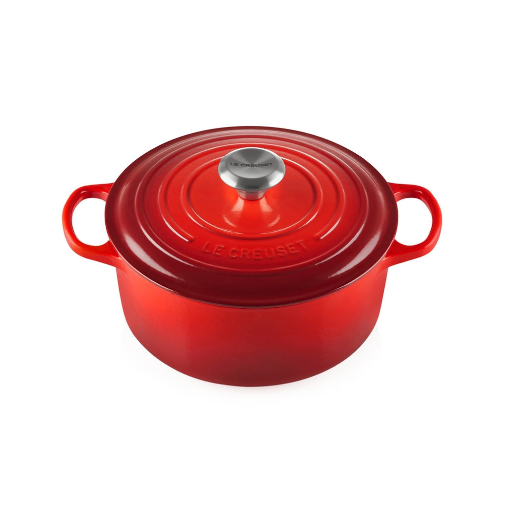 Nồi gang Le Creuset Enamelleg Cast Iron 20cm đỏ