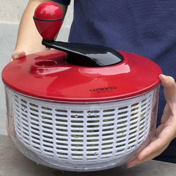 Rổ quay rau li tâm Kaiyo màu đỏ 5.5L