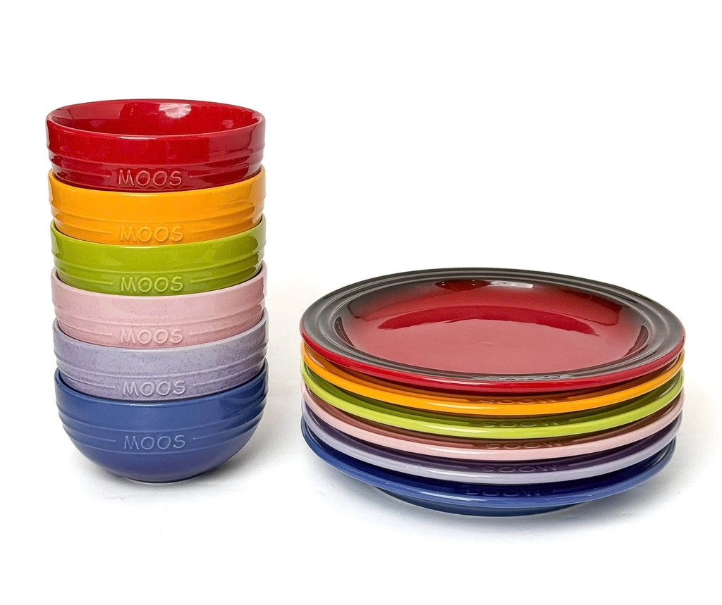 Set 6 bát phở Moos 18cm mix màu
