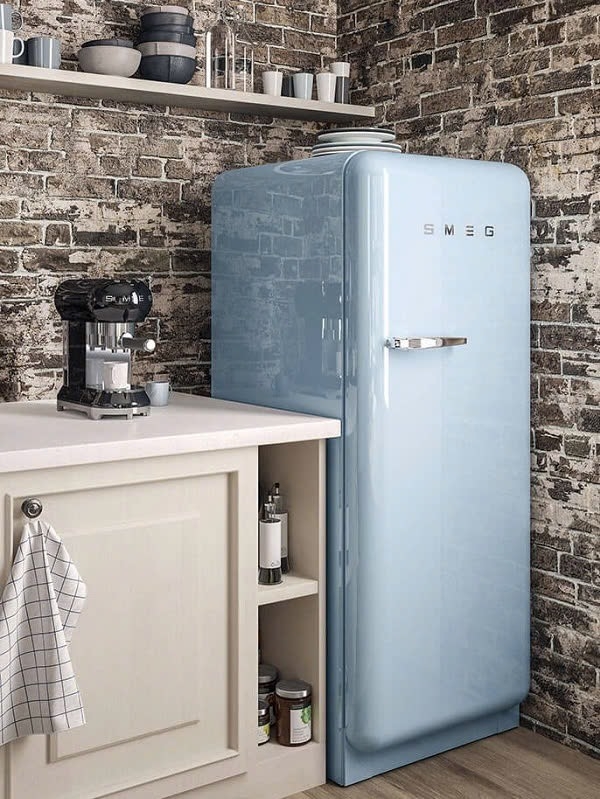 Tủ lạnh SMEG FAB28RPB5 270L màu xanh pastel