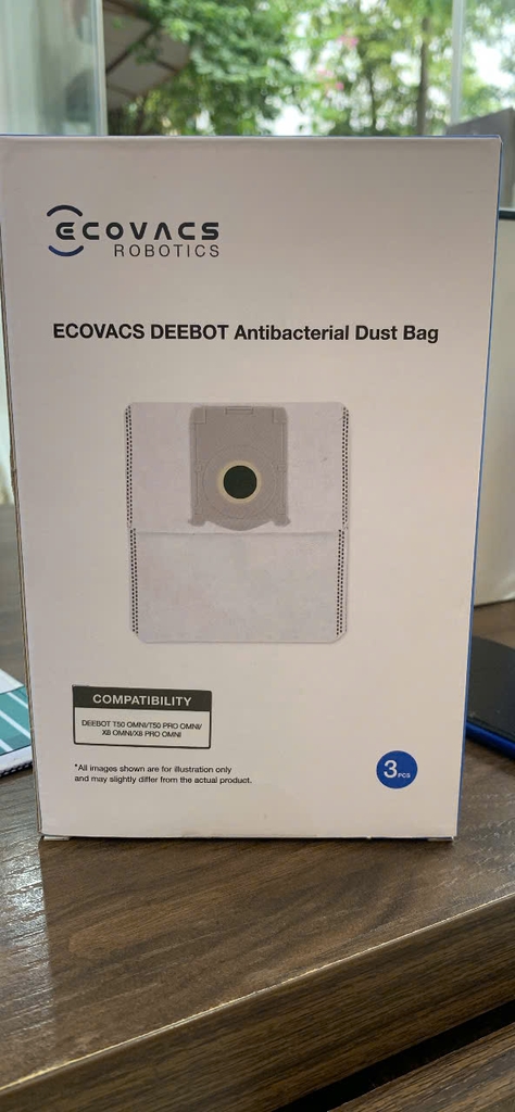 Túi đựng rác (sét 3) cho Ecovacs T30C/ T80 Omni/ T50 pro Omni/ X9 Pro Omni/ X8 Pro Omni