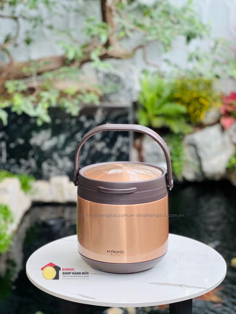 Nồi ủ chân không Kaiyo màu vàng 4,5L
