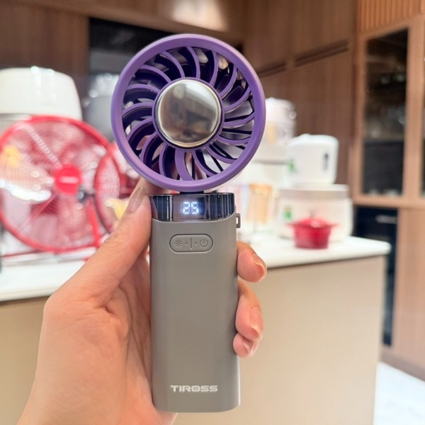 Quạt tích điện mini cầm tay Tiross TS3434