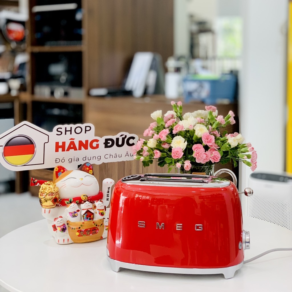 Máy nướng bánh mỳ Smeg TSF01RDEU red