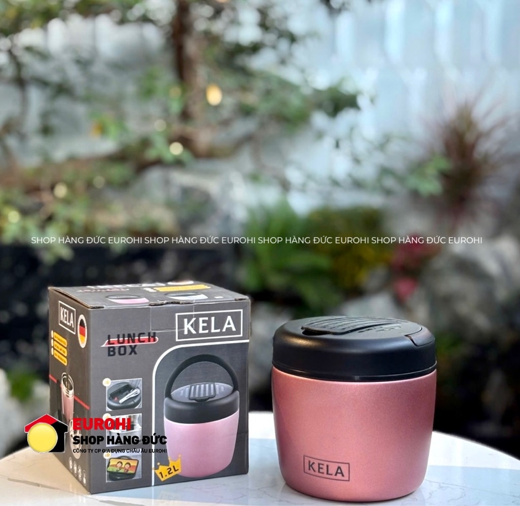 Cặp lồng Kela 1,2L màu hồng