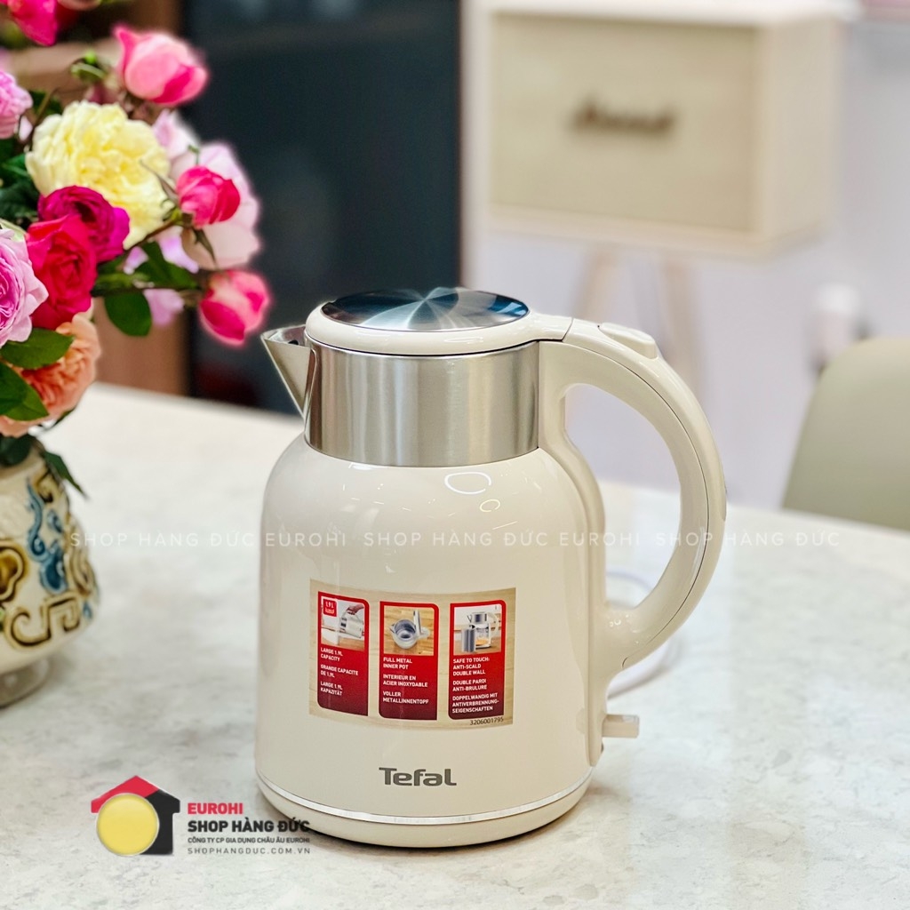 Ấm siêu tốc Tefal Thermo Protect XL KO190AE0 1,9L 2 lớp