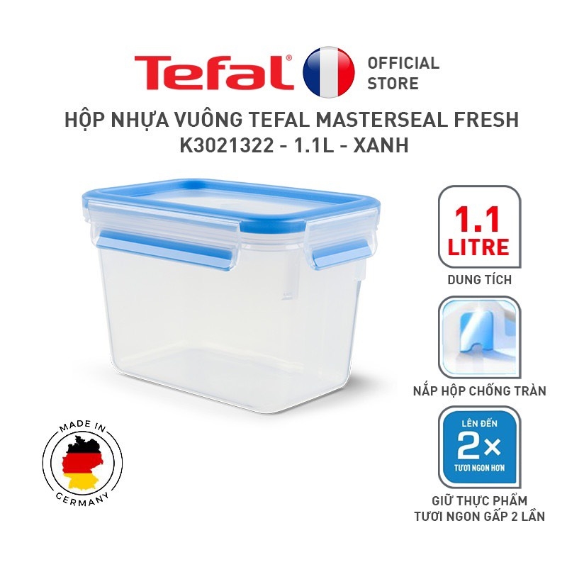 Hộp nhựa Tefal Masterseal Fresh1,1L