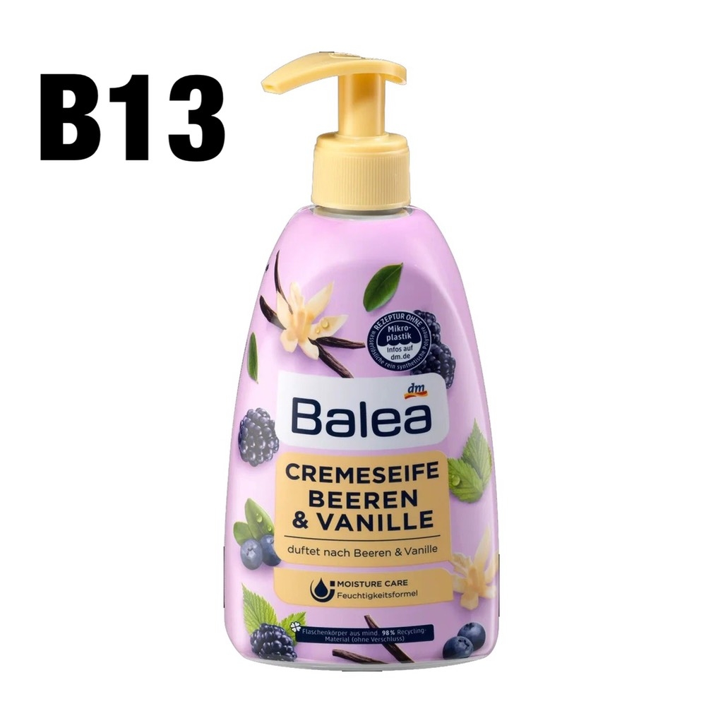 Nước rửa tay Balea Flüssigseife Cremeseife Beeren & Vanille 500ml B13