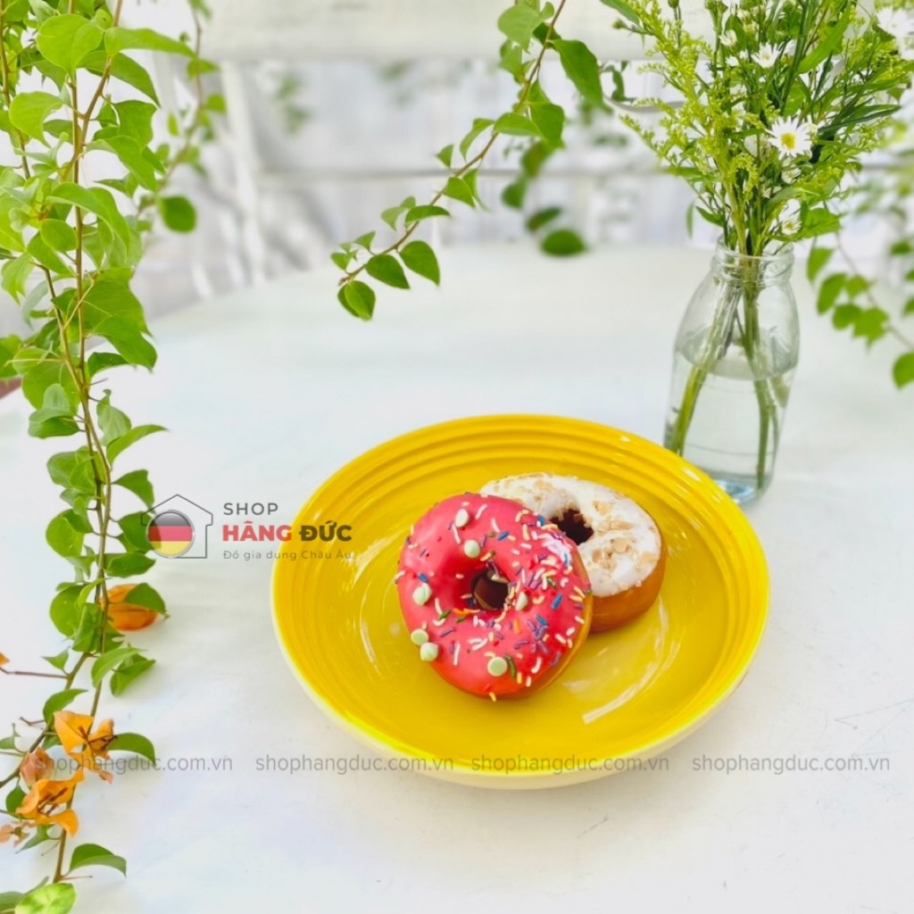 Đĩa sứ Le Creuset sâu lòng màu Vàng 22cm