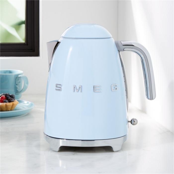 Ấm siêu tốc SMEG KLF03PBEU Pastel Blue 1,7L 2400W màu xanh blue