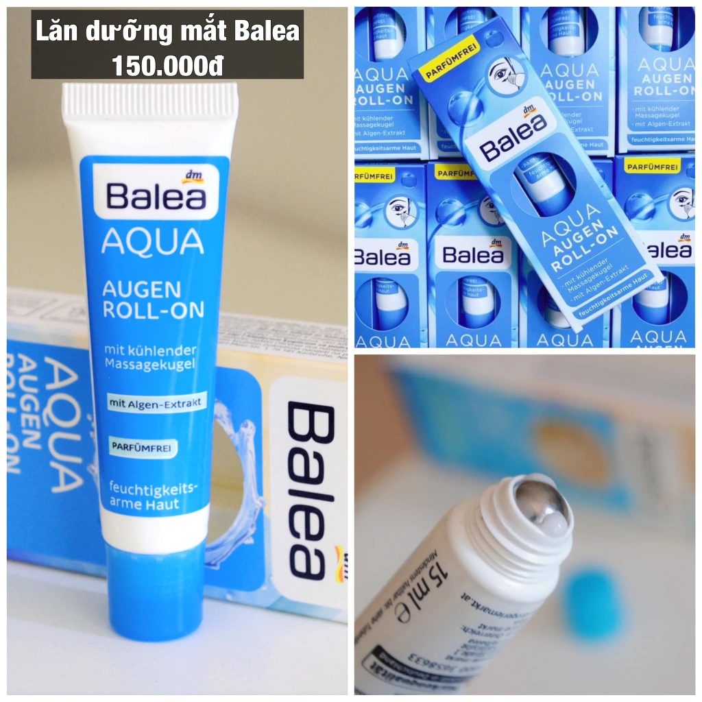 Kem mắt Balea Aqua Roll-on 15ml dạng bi lăn