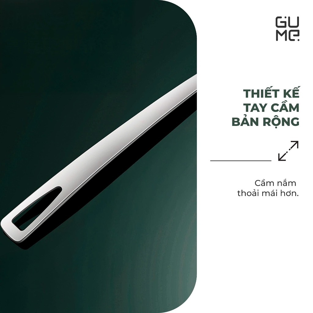 Muôi canh dáng vuông inox 316 Gume 30cm GM-D2119