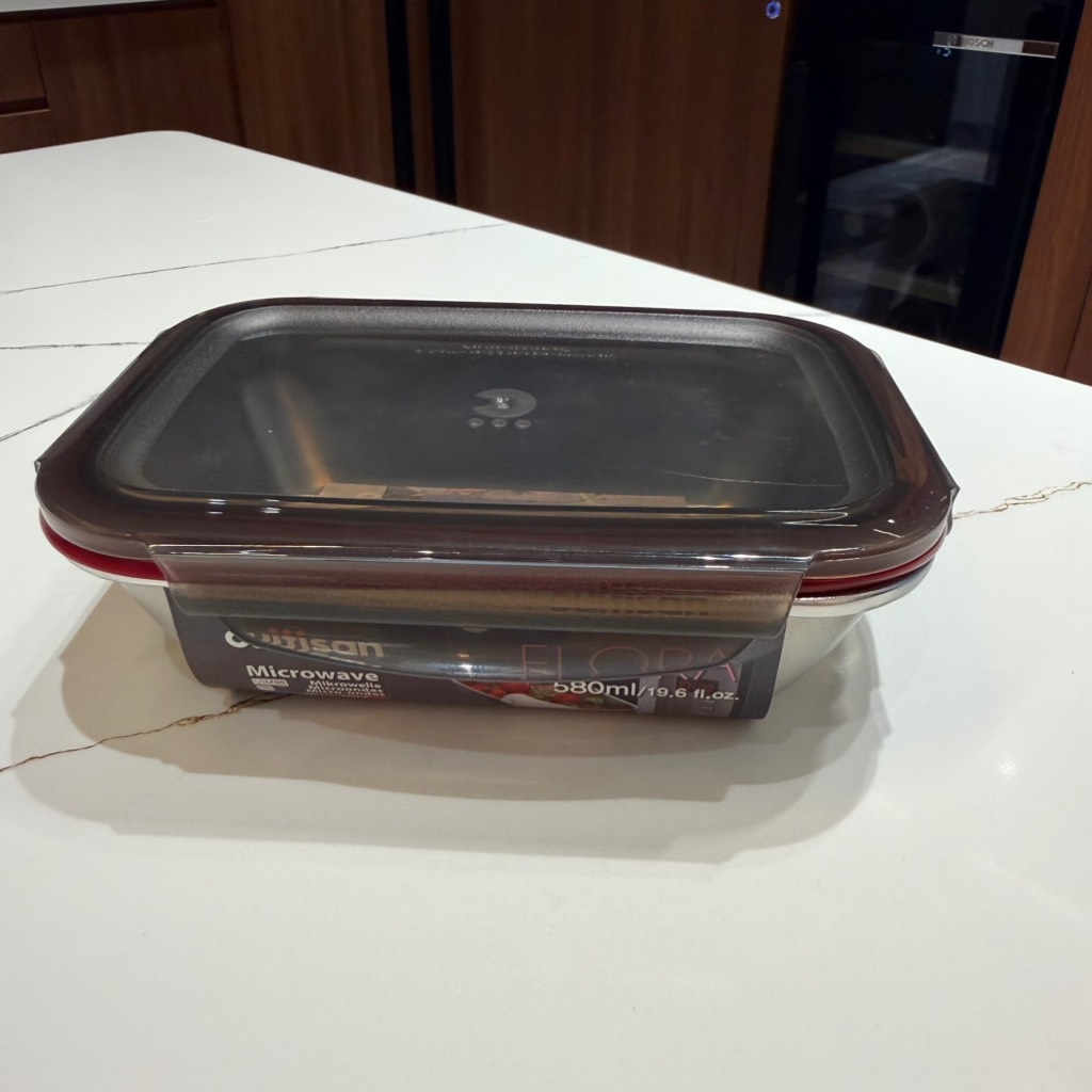 Hộp đựng thực phẩm inox Cuitisan Flora chữ nhật 580ml (EC7-FS05)