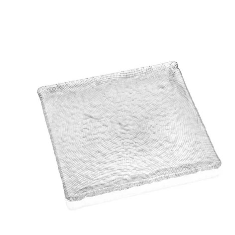 Đĩa vuông pha lê IVV Diamante trắng 31,5cm