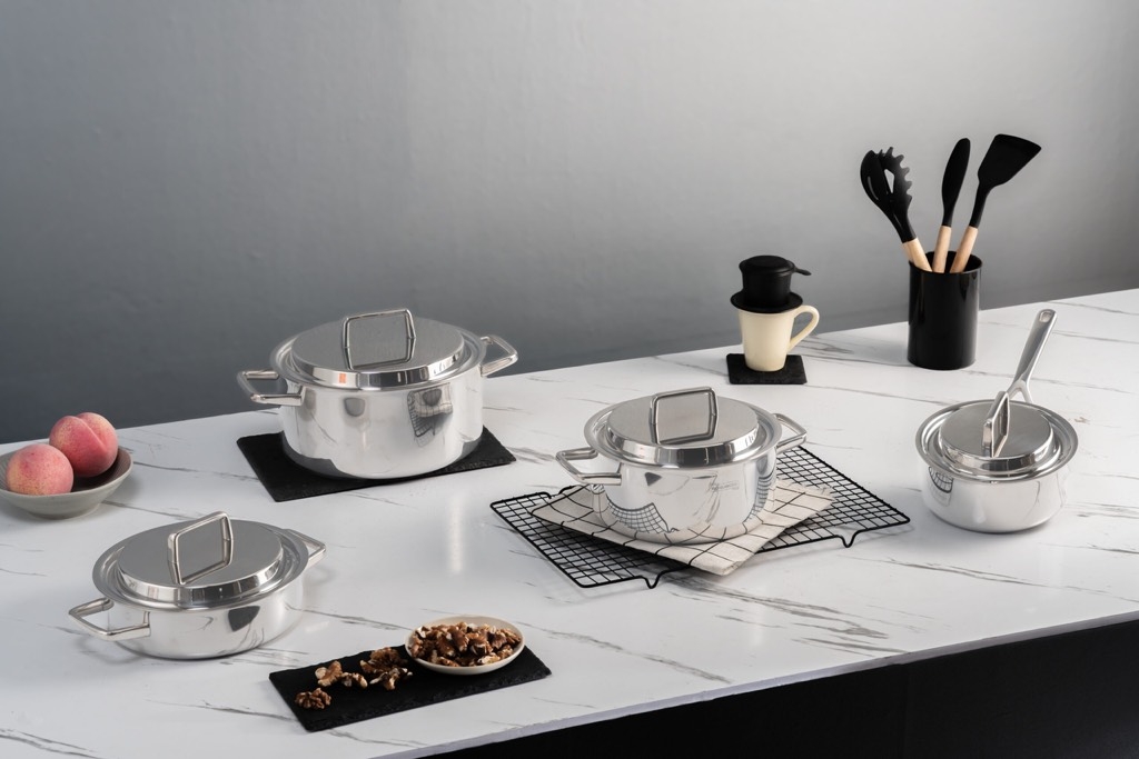 Bộ nồi 4 món cao cấp Michelangelo Home Chef (4029096106041)