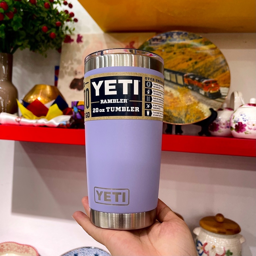 Cốc giữ nhiệt Yeti Tumbler 20oz màu tím nhạt