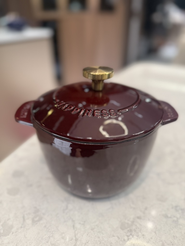 Nồi gang Happiness 16cm màu mận (16-12)