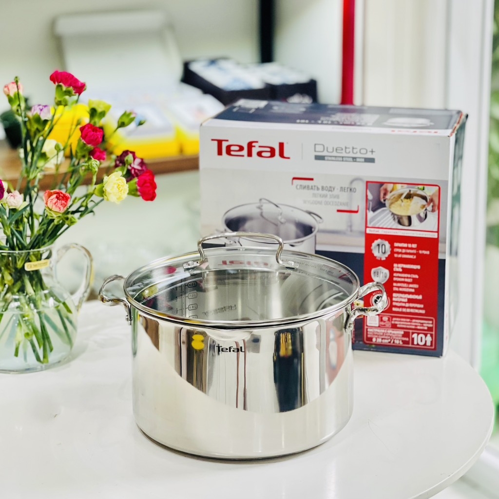 Nồi luộc gà Tefal Duetto Plus 28cm 10,4L