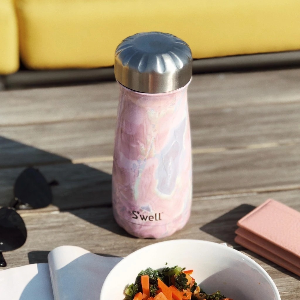 Bình giữ nhiệt Swell Geode Rose 470ml 14265EU - hồng nhạt