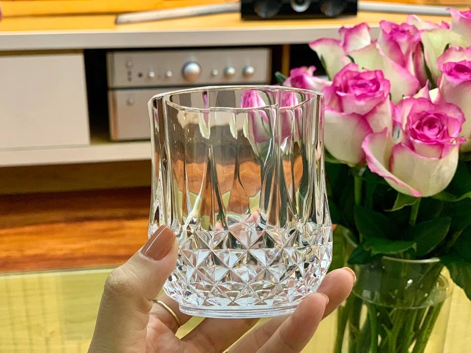 Bộ 6 cốc thấp pha lê Pháp Cristal D'Arques Longchamp 320ml WG/FR/ARC/L7555 (0883314564310)