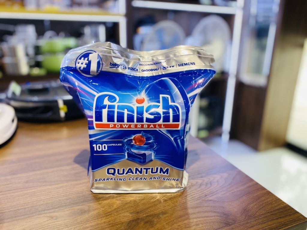 Túi viên rửa Finish Quantum 100 viên