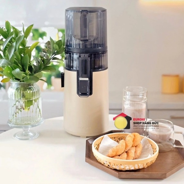 Máy ép chậm Hurom H410 màu vàng cát (màu be)