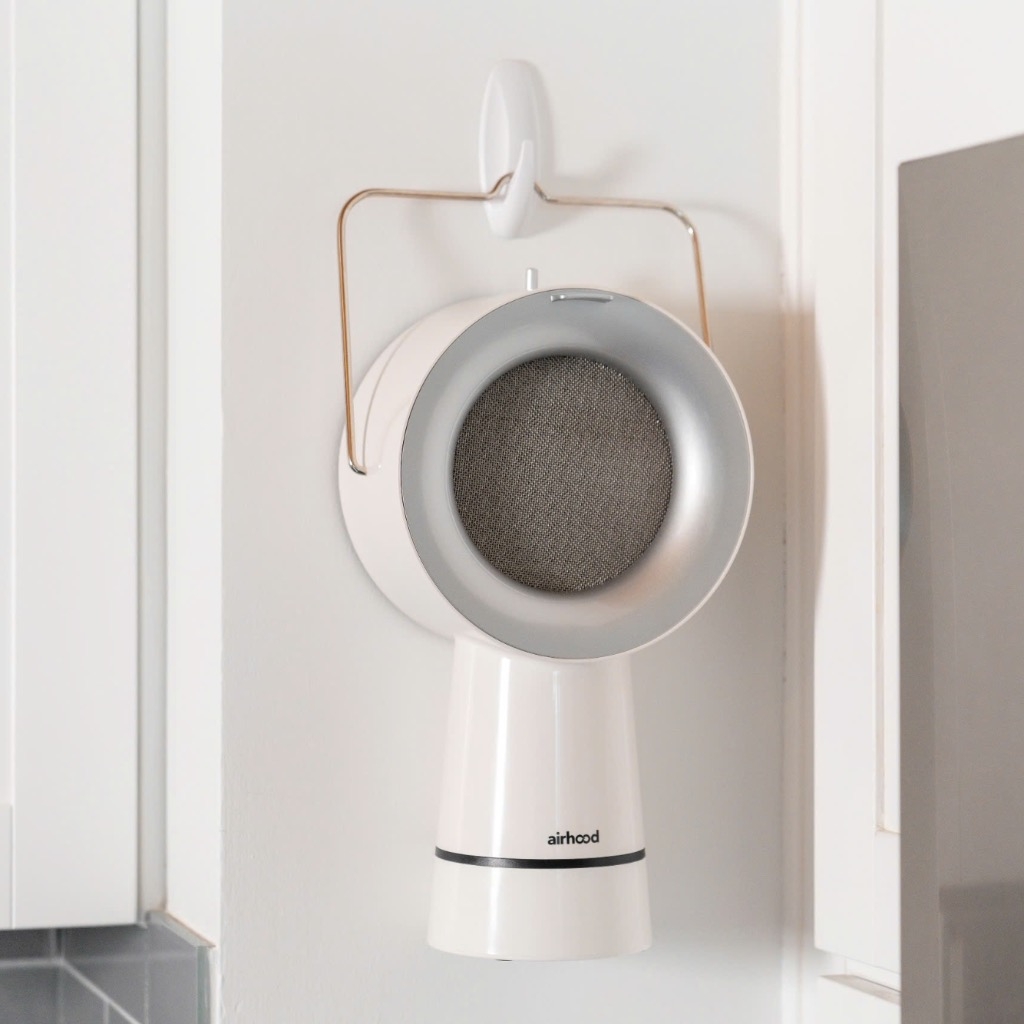 Hút mùi di dộng AirHood màu trắng (kèm chân đế)