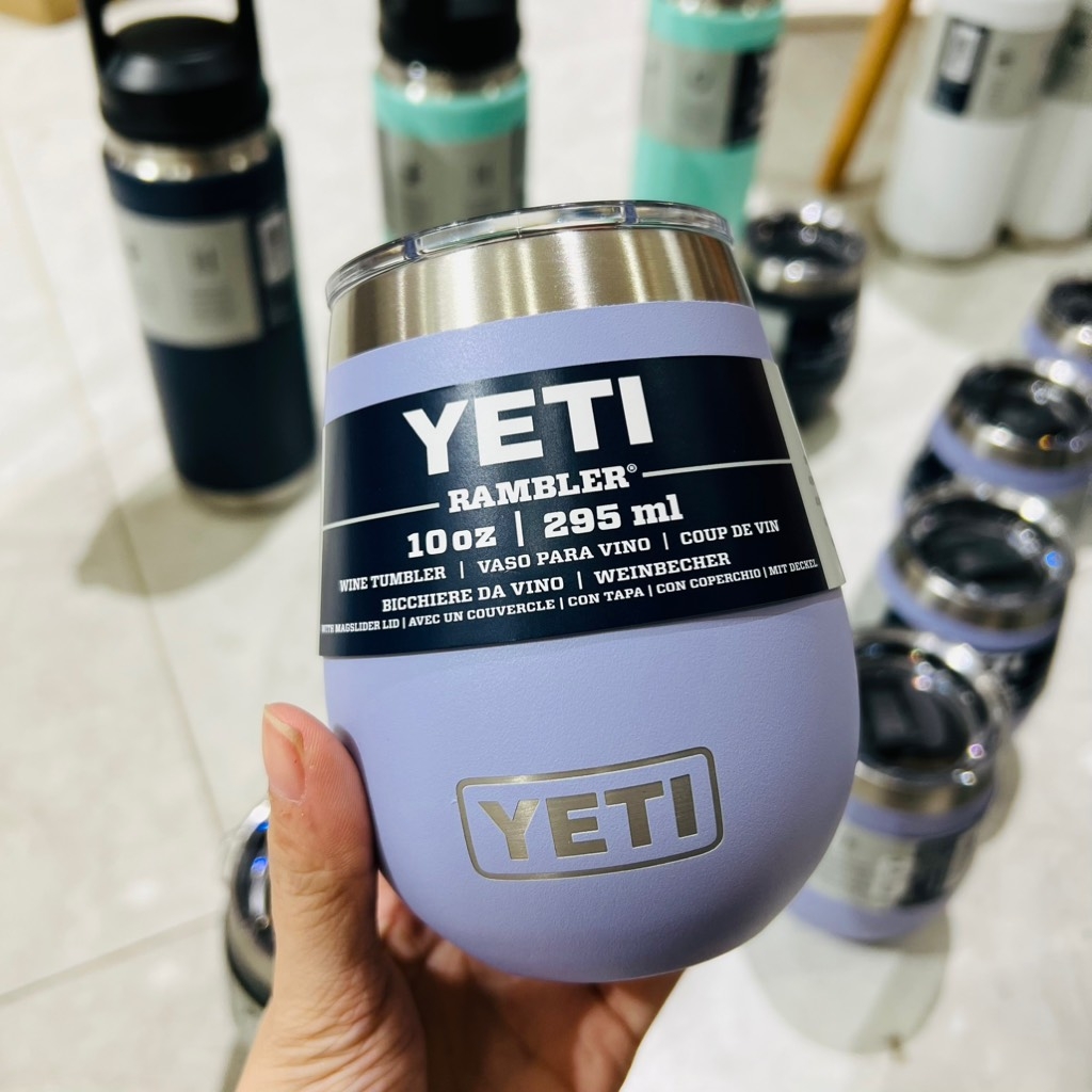 Cốc giữ nhiệt Yeti Wine 300ml Cosmic Lilac hình trứng màu tím