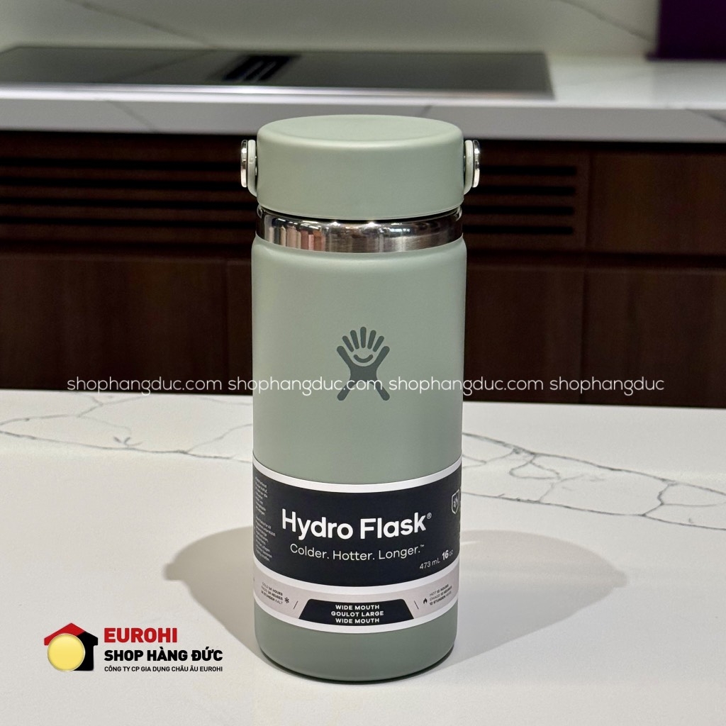 Bình giữ nhiệt Hydro Flask Wide Flex Cap-Eqp 16 OZ 473 ml Agave (W16CTS374)