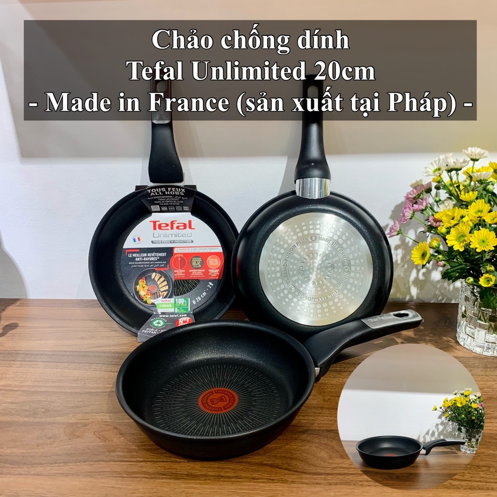 Chảo chống dính Tefal Unlimited 20cm