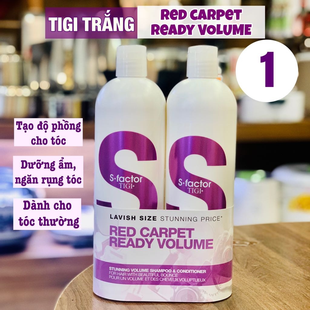 Cặp dầu gội xả Tigi trắng tóc thường 750ml (số 1)