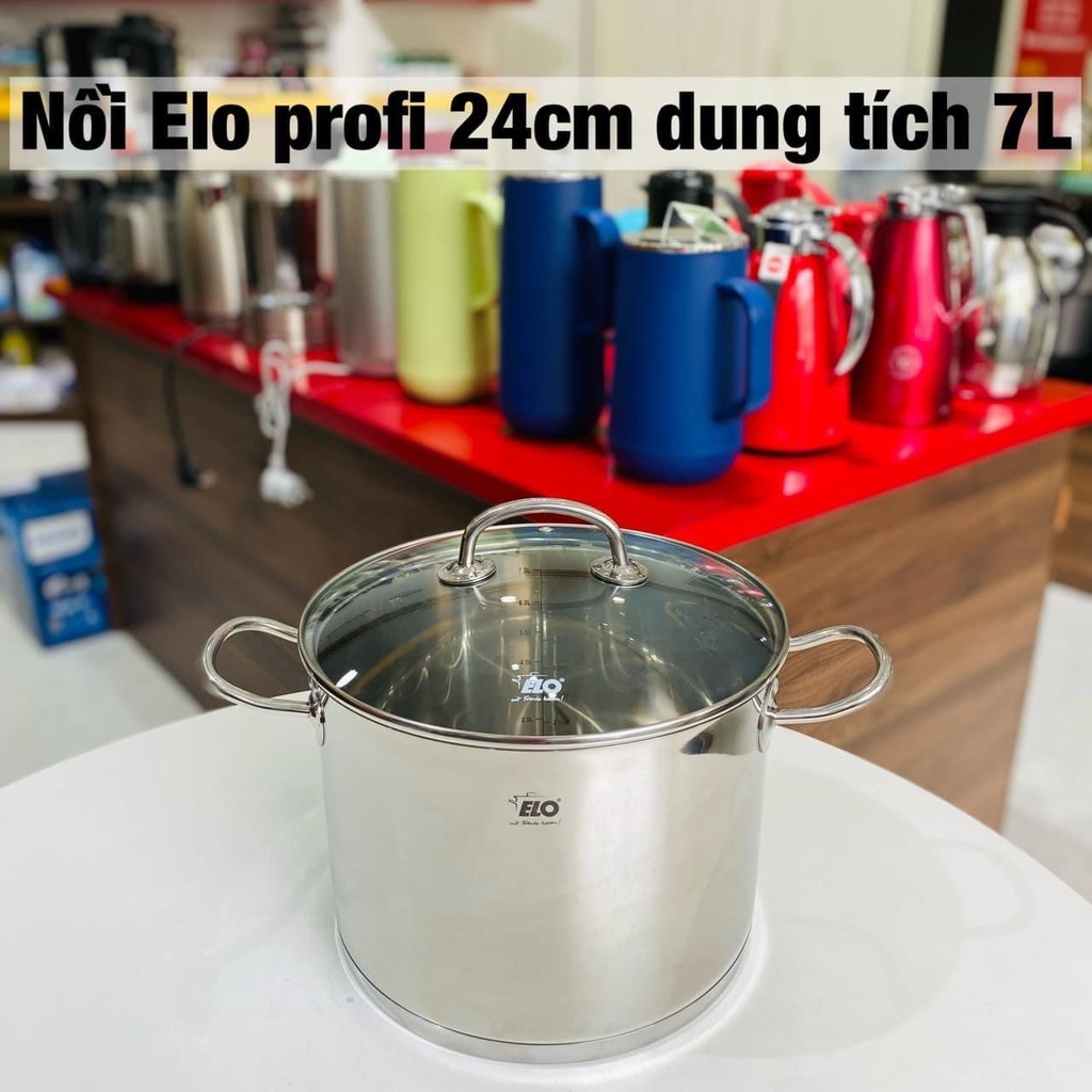 Nồi luộc gà Elo Profi Cristal 24cm 7L