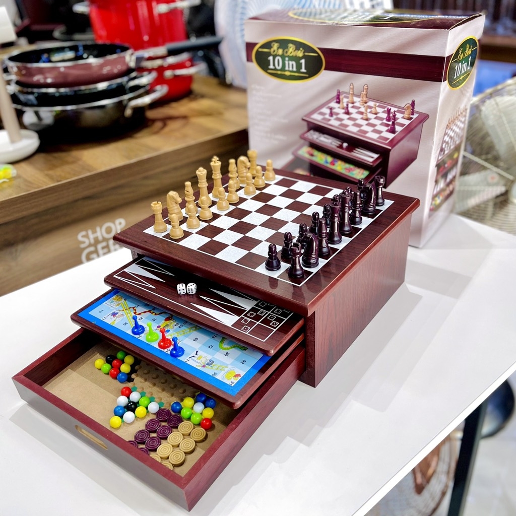 Bộ trò chơi Jeux 10 in 1 EU