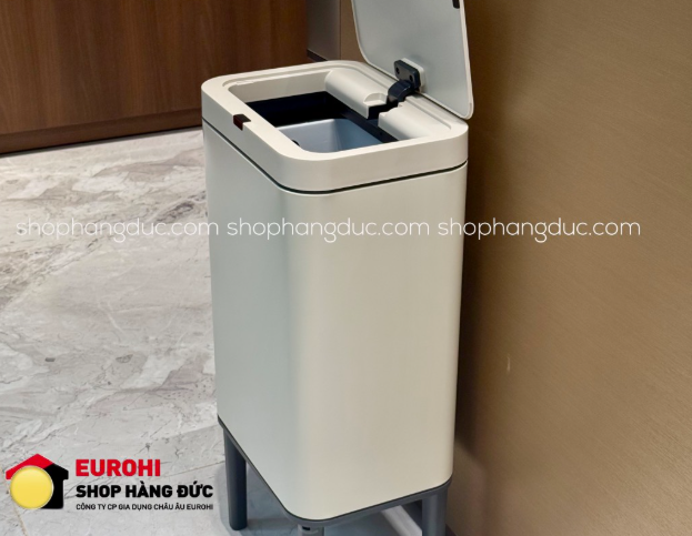 Thùng rác cảm biến Elpheco 20L có chân màu be (ELPH6604L Grey)