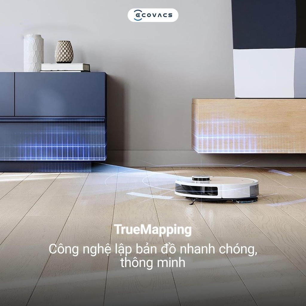 Robot hút bụi lau nhà Ecovacs N10 Plus tự động đổ rác Shop Hàng Đức