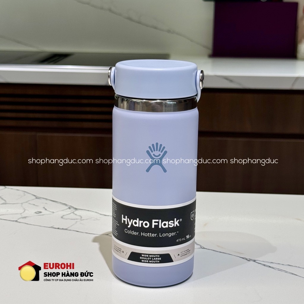 Bình giữ nhiệt Hydro Flask Wide Flex Cap 16 OZ 473 ml (Season 2025) Surf (W16CTS484)