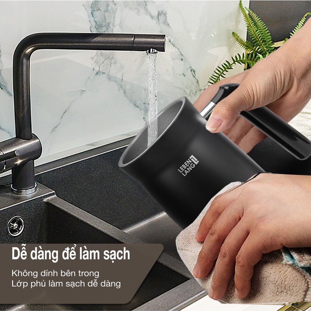 Bình đánh bọt sữa Lebenlang 600w