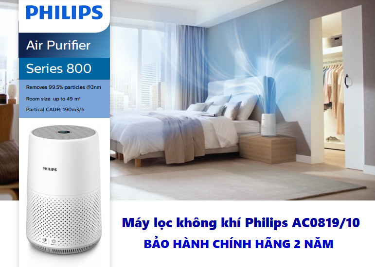 Máy lọc không khí Philips AC0819 Serie 800