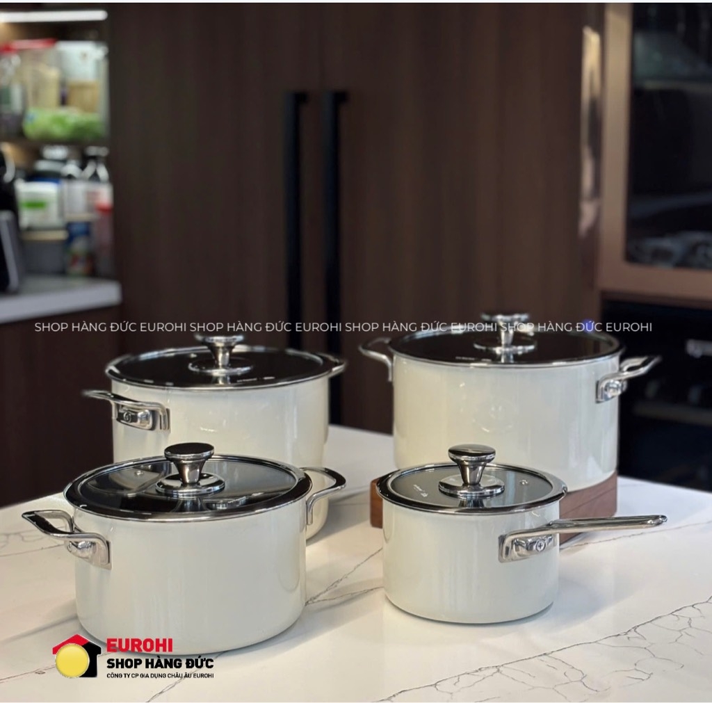 Bộ nồi inox So Home Sydney Australia (màu kem)