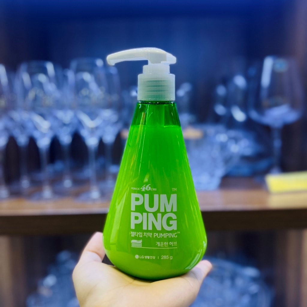 Kem đánh răng Pumping 285g màu xanh lá