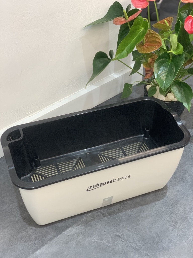 Chậu nhựa trồng cây Zuhause size bé 46,5*22,5*20cm