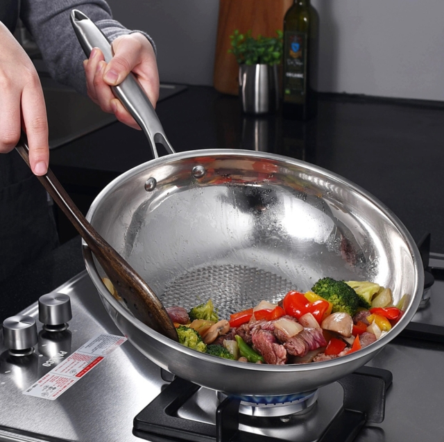 Chảo inox sâu lòng Casani 28cm