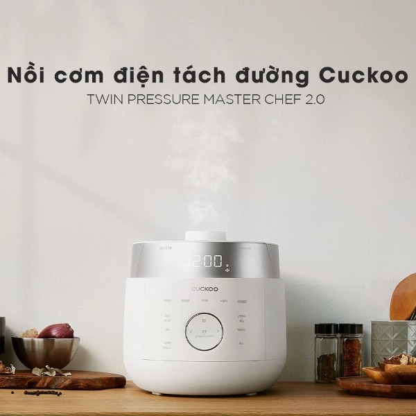 Nồi cơm cao tần Cuckoo LHLR1010FW 1,8L (có chế độ cơm tách đường)