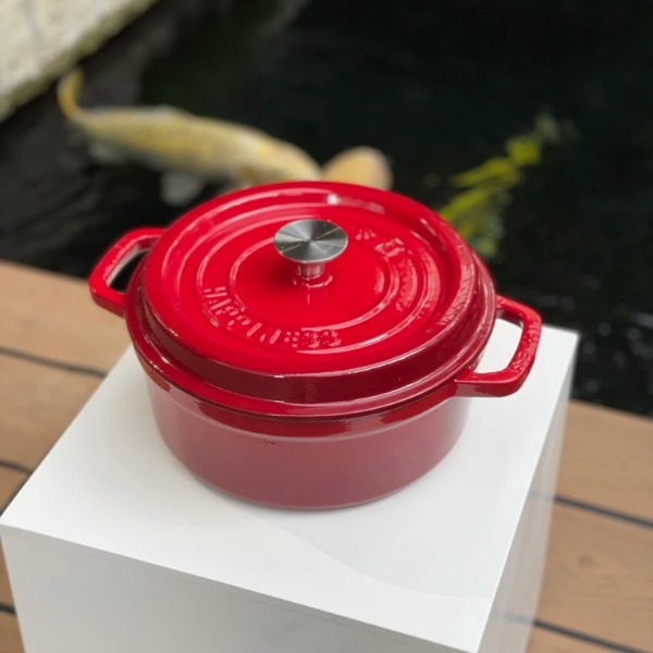 Nồi gang Happiness 27cm đỏ