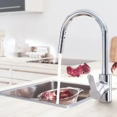 Vòi rửa bát Grohe Eurostyle Cosmopolitan 31482003 (có dây rút)