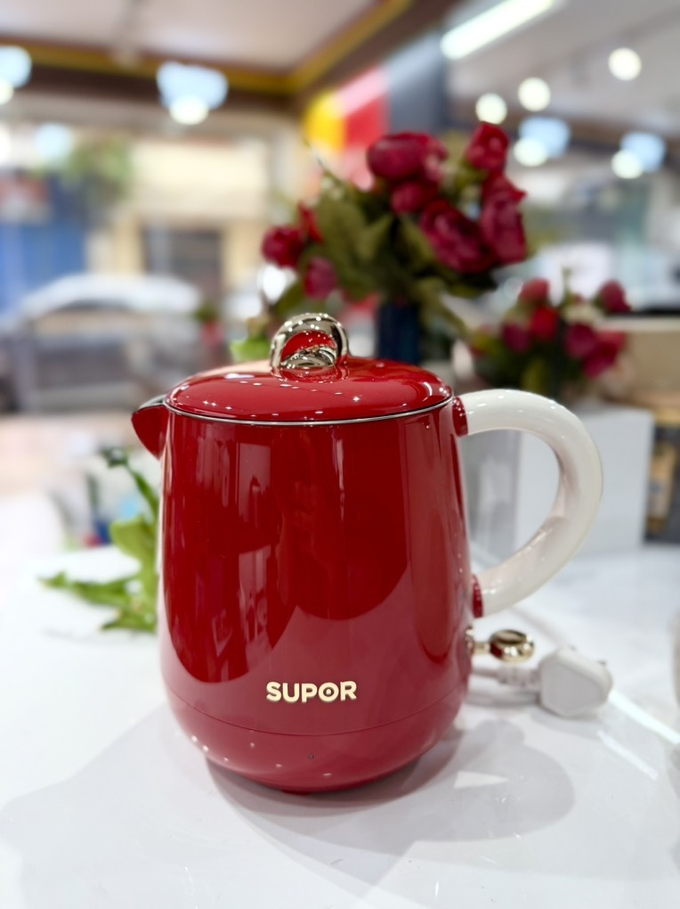 Ấm siêu tốc Supor 2 lớp 0.6L màu  (SW-06T101A)
