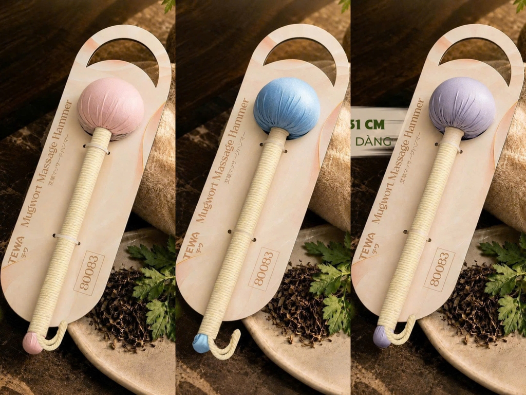 Gậy đấm lưng ngải cứu Tewa 31cm (80083) không chọn màu
