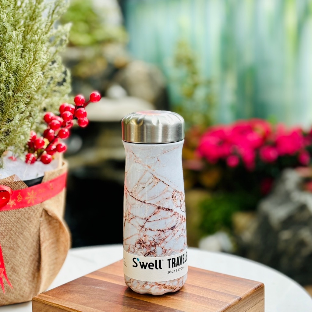 Bình giữ nhiệt Swell Calacatta Gold Traveler 470ml 01010EU