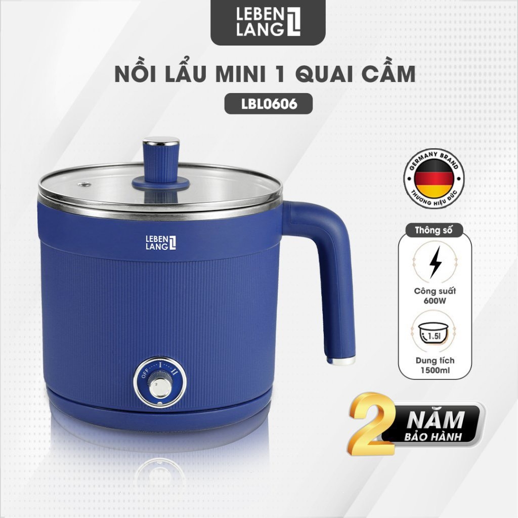 Nồi lẩu điện mini Lebelang LBL0606 1,5L